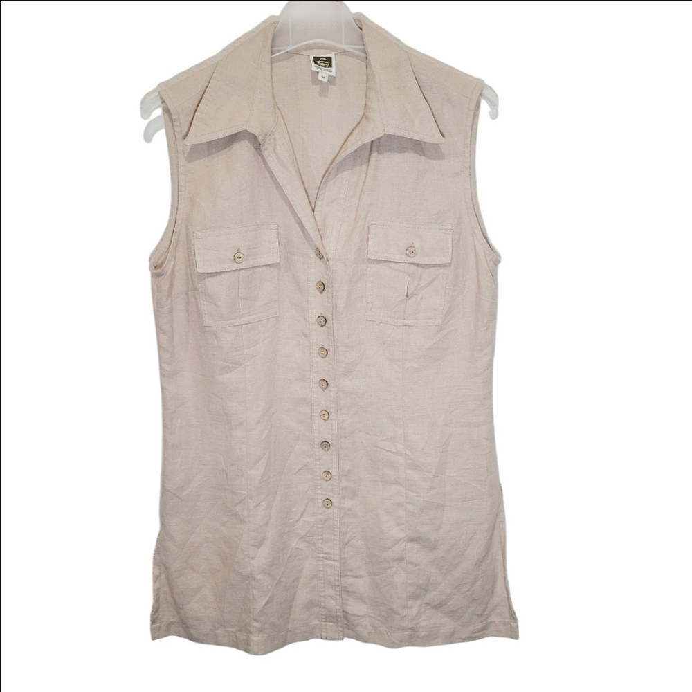 Tilley Endurables Sleeveless Hemp Blended  Tunic Size Mediun